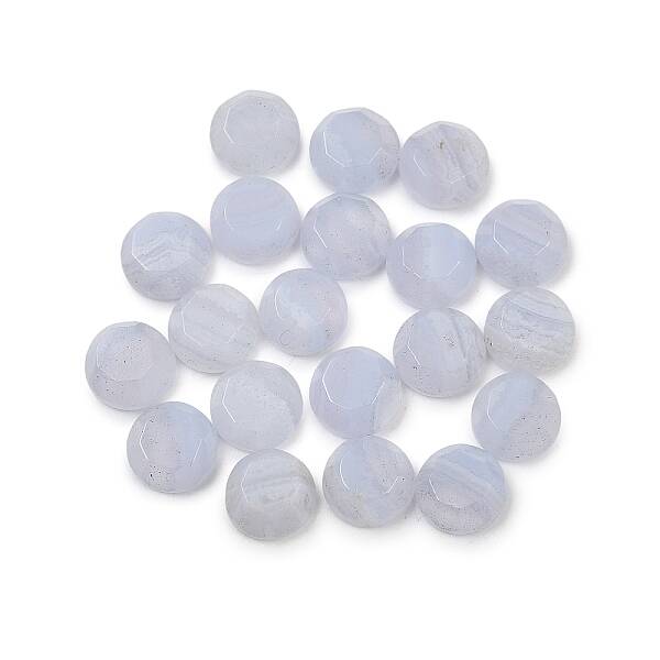 Natural Blue Lace Agate Cabochons