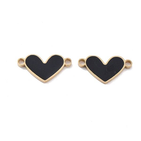 Ion Plating(IP) 304 Stainless Steel Enamel Connector Charms