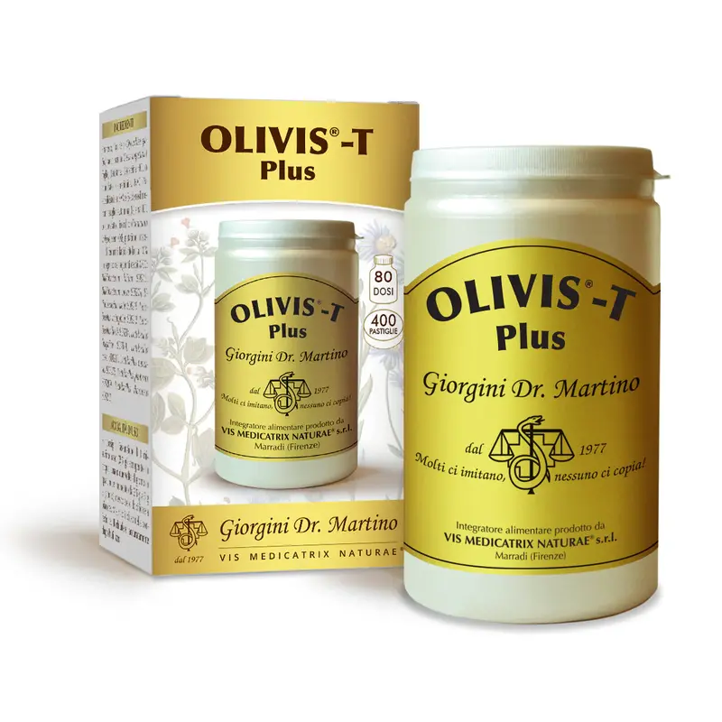 Dr Giorgini olivis-t plus 200 g - 400 tablets of 500 mg