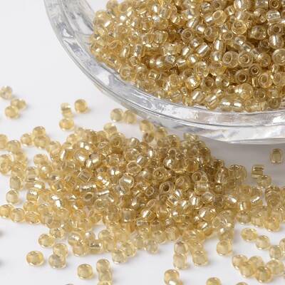 12/0 Silver Lined Round Glass Seed Beads