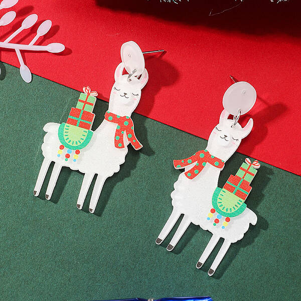 Christmas Acrylic Stud Earrings