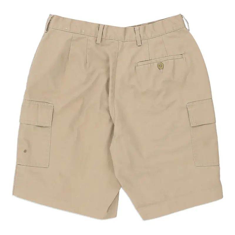 Edwards Cargo Shorts - 28W UK 8 Beige Cotton