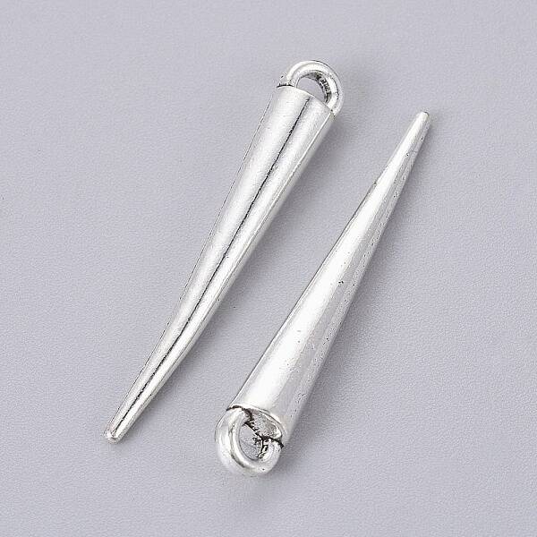 Tibetan Style Alloy Spike Pendants
