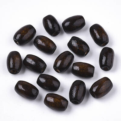 Spray Painted Natural Maple Wood Beads