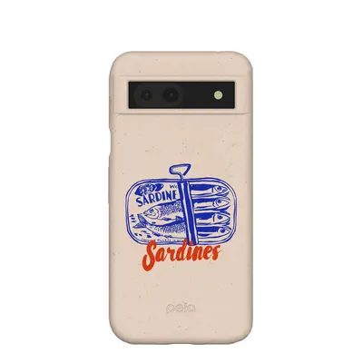 Seashell Sardines Google Pixel 8a Case