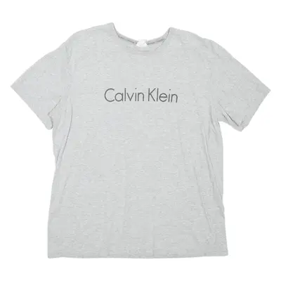 CALVIN KLEIN Mens T-Shirt Grey L