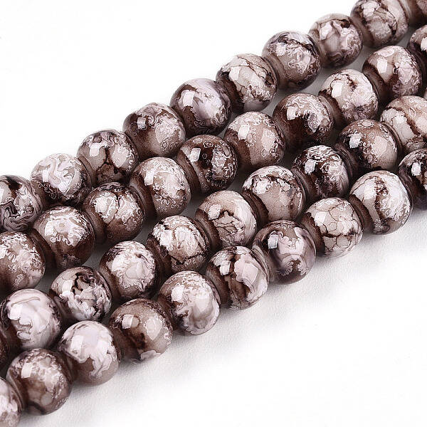 Baking Painted Glass Beads Strands