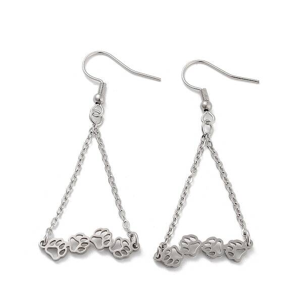 Non-Tarnish 304 Stainless Steel Dangle Earrings