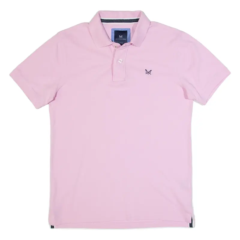 CREW CLOTHING Mens Polo Shirt Pink XS