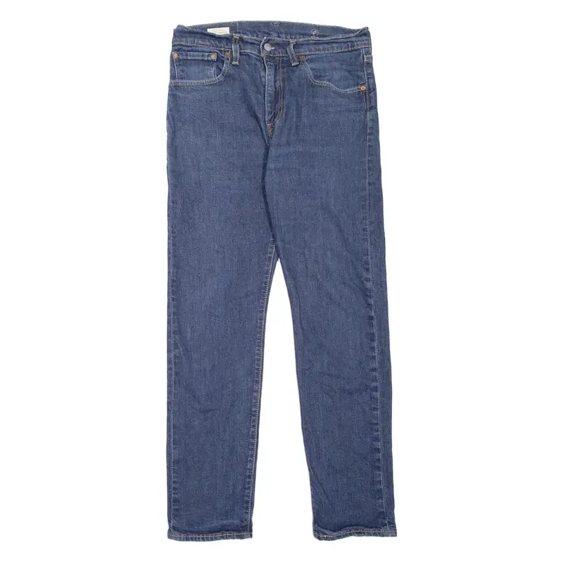 LEVI'S 502 Jeans Premium Mens Blue Regular Tapered W32 L32