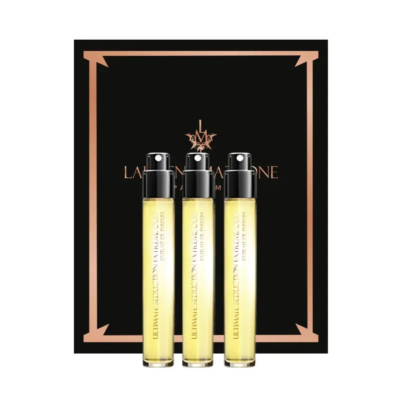 Trio Set Laurent Mazzone Ultimate Seduction Oud Perfume Extract Unisex 3 pcs 15 ml *Miniature