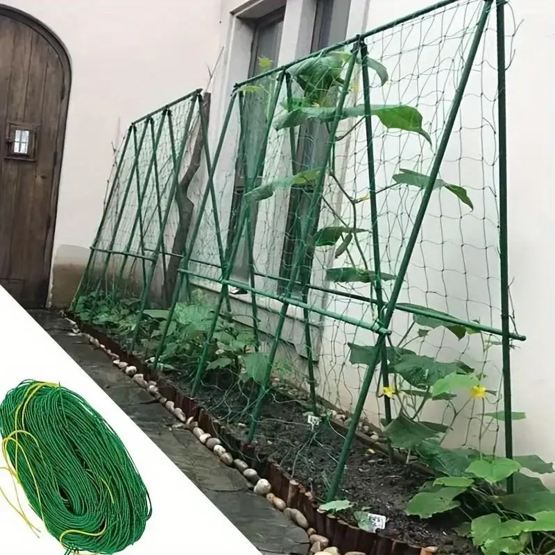Waterproof Plant Climbing Support Net, Portable Vine Trellis Netting for Pergola, Garden Vegetable Planting Net