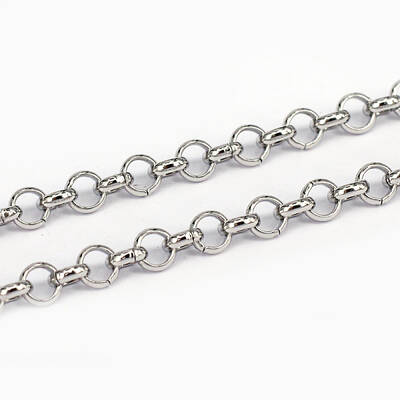 Tarnish Resistant 304 Stainless Steel Rolo Chains