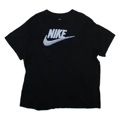 NIKE Mens T-Shirt Black 2XL