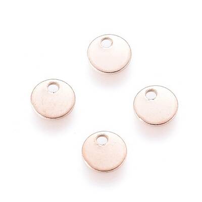 Ion Plating(IP) 304 Stainless Steel Stamping Blank Tag Charms