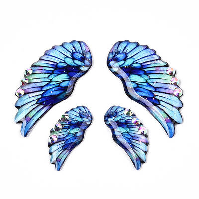 Epoxy Resin Wing Pendants