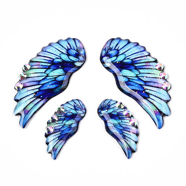 Epoxy Resin Wing Pendants