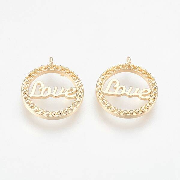 Brass Pendant Rhinestone Settings