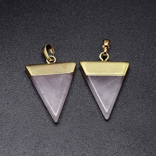 Natural Rose Quartz Pendants