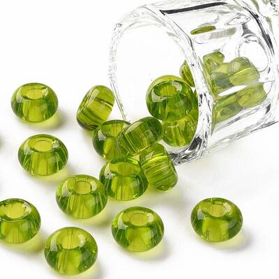Transparent Colours Glass Round Beads