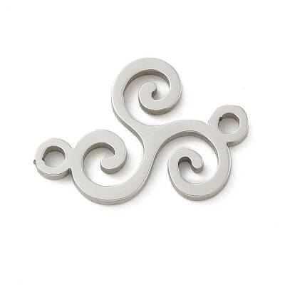 201 Stainless Steel Laser Cut Connector Charms