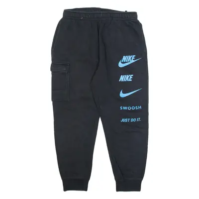 NIKE Mens Joggers Black Tapered M W30 L26