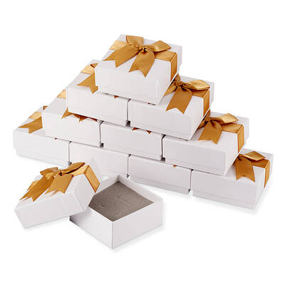 Square Paper Jewelry Set Gift Box