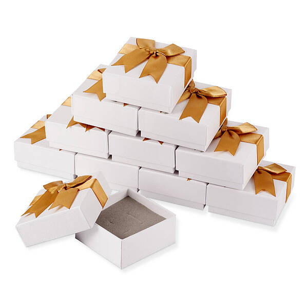 Square Paper Jewelry Set Gift Box
