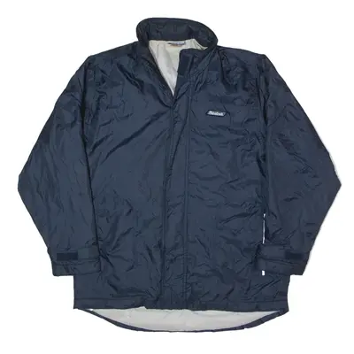 REEBOK Insulated Sports Jacket Blue Nylon Mens S