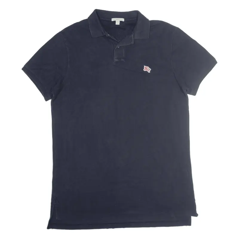 BURBERRY BRIT Polo Shirt Blue Short Sleeve Mens XL