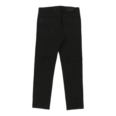 Armani Trousers - 30W 30L Black Cotton