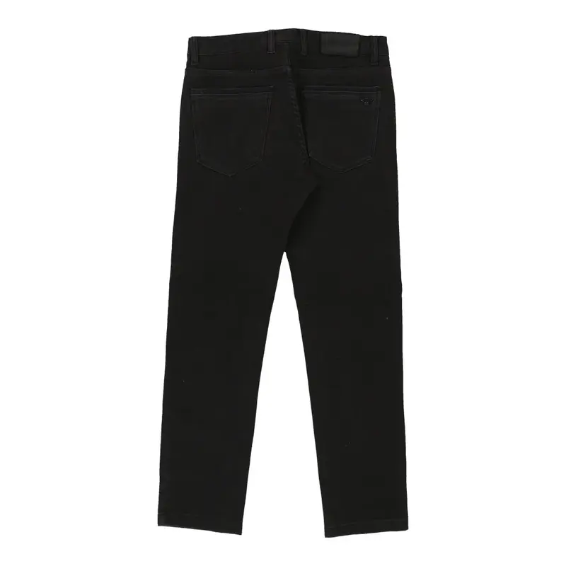 Armani Trousers - 30W 30L Black Cotton