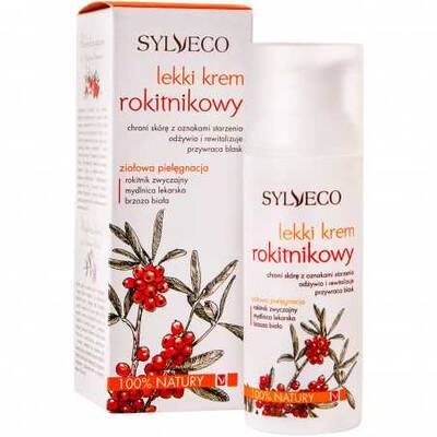 Sylveco Sea Buckthorn Light Moisturizing Face Cream 50 ml