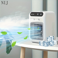 Portable USB Mini Air Conditioning Fan With Touch Operation, Fog Spray Function And Rechargeable Lithium Battery - Suitable F...
