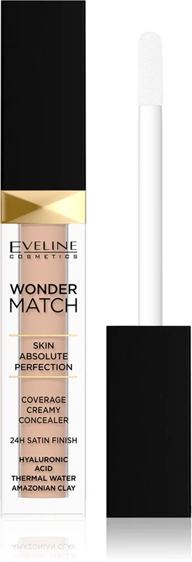 Eveline Cosmetics Wonder Match 24 Hour Cream Covering Concealer Color 15 Natural Warm 7 Ml