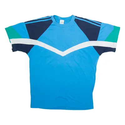 ADIDAS Mens T-Shirt Blue M