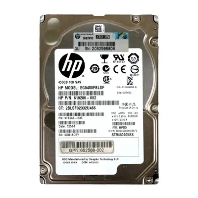 652566-002 HP 450GB 6Gb/s SAS 10000 2.5-inch Hard Drive