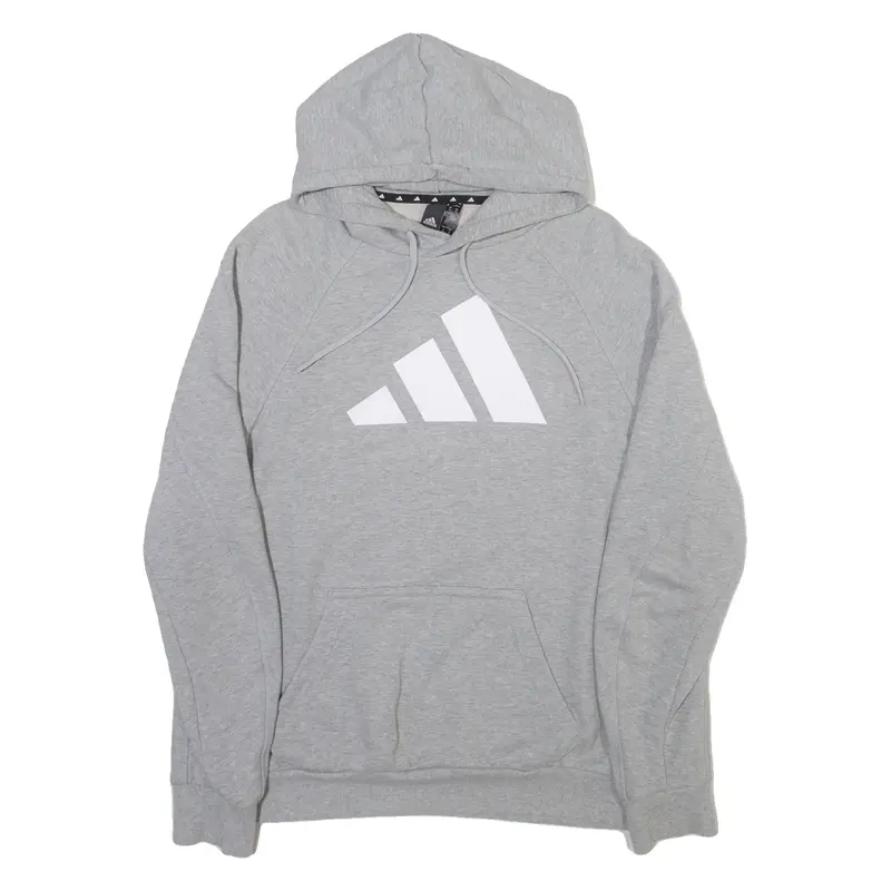 ADIDAS Mens Grey Hoodie M