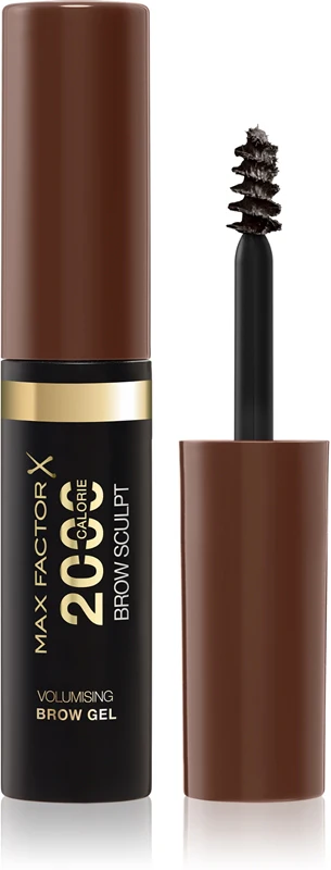 Max factor 2000 Calorie Brow Sculpt Eyebrow Volumizing Gel 4.5ml 004 Black Brown