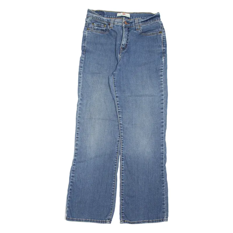 LEVI'S 512 Womens Jeans Blue Slim Bootcut Stone Wash W28 L30