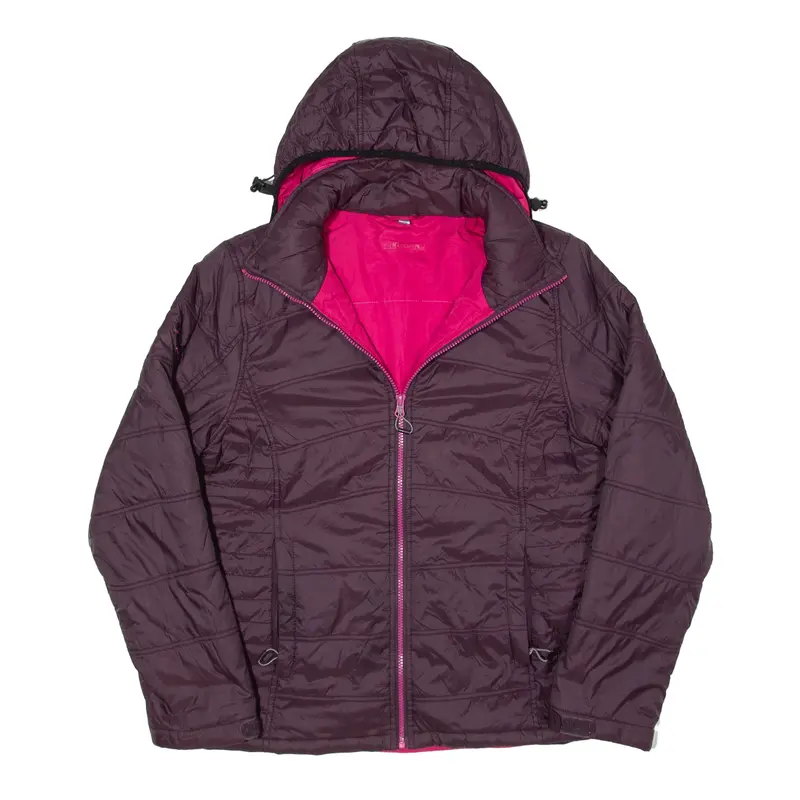 NORTHLAND Purple Puffer Jacket L