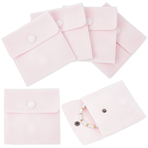 Square Velvet Jewelry Bags
