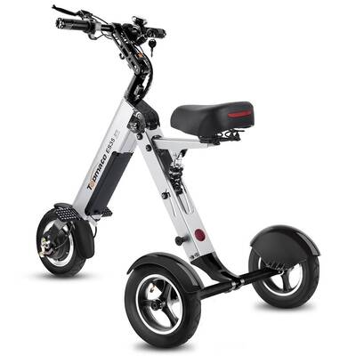 TopMate ES35 Powered Mobility Scooter 3 Wheels Foldable Trike with Seat for Adults, Lightweight Electric Scooter with Removab...