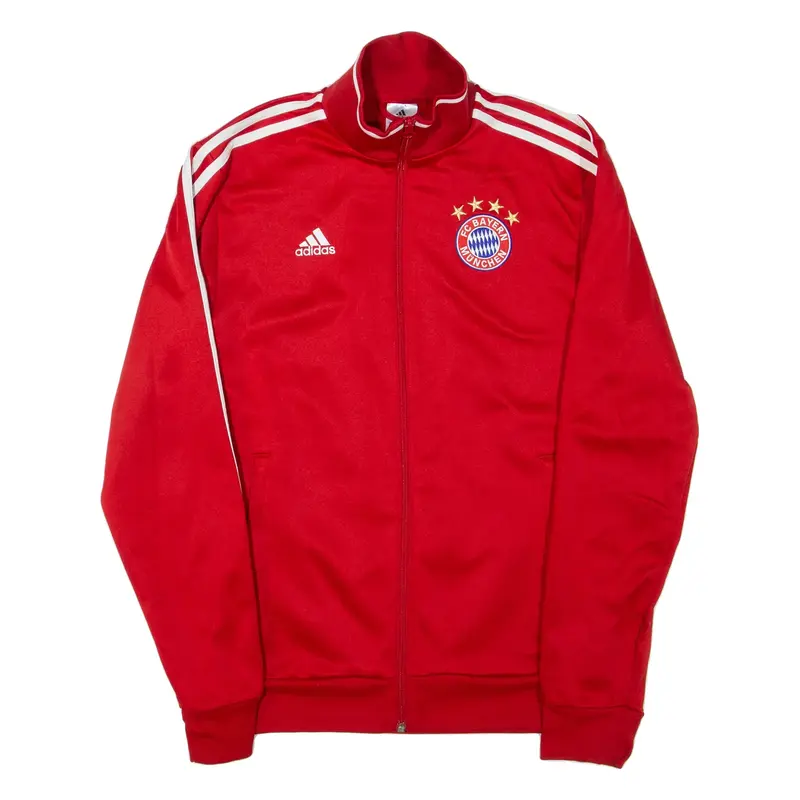 ADIDAS FC Bayern Munchen Mens Track Jacket Red S