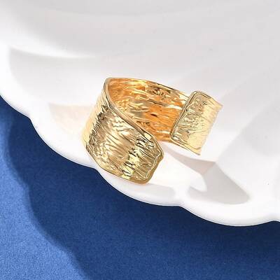 304 Stainless Steel Open Cuff Ring for Women