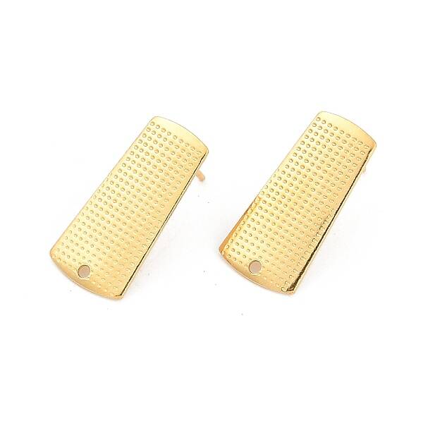 Ion Plating(IP) 304 Stainless Steel Stud Earring Findings