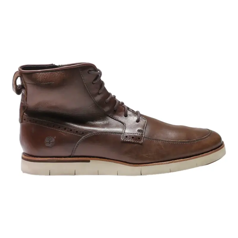 TIMBERLAND Chukka Boots Brown Leather Mens UK 11.5