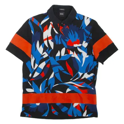 BOSS HUGO BOSS Mens Polo Shirt Black S
