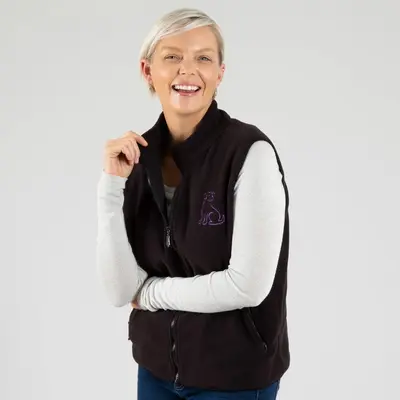 Pet Parent Fleece Vest - Fur Mama - L