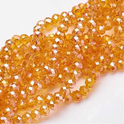 Electroplate Glass Beads Strands